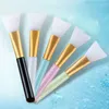 1pc Professionell Silikon Facial Mask Brush DIY MUD Blandning Hudvård Skönhet Makeup Borstar för Kvinnor Flickor 100 st / Lot DHL Fre