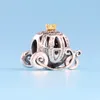 Äkta 925 Sterling Silver Charm Smycken Tillbehör med Originalask för Pandora pumpa bil Pärlor Armband DIY Charms