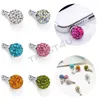 35mm Crystal Rhinestone Diamond Anti Dust Plug för iPhone Samsung Earphone Jack Plugs mobiltelefon hörlurar Tillbehör1780149