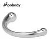 Metal Anal Plug Double-ended Prostate Massager G-spot Stimulator Anal Plug Dildo Sex Products For Women Men Gays Masturbator Y19070102