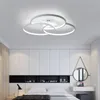 2019 moderne led lustre pour salon chambre corps en aluminium télécommande maison lustre éclairage lampe luminaire