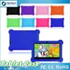 Anti Dust Kids Child Soft Silicone Rubber Gel Tablet Case Cover For 7 Inch Q88 Q8 A33 A23 Android Tablet pc MID Free shipping MQ50