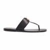 Hot Sale-fashion Black soft Sandals mens and womens causal flat beach slip on sandals