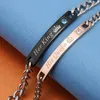 Fashion Her King and His Queen Couple bracelets For women men Her Beast His Beauty Personalized Bangle 2019 Jewelry Gift