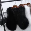 Nowa zimowa kamizelka kobiet Faux Furt Długa futrzana kudłaty kobieta fałszywa moda plus kamizelki wielkości wysokiej jakości