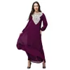 민족 의류 2021 아바야 두바이 무슬림 드레스 여성 패션 긴 맥시 이중 레이어 느슨한 가운 이슬람