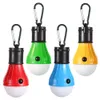 Nouveau 4 couleurs Portable Suspendu Tente lampe D'urgence LED Ampoule Lumière Camping Lanterne pour les activités d'alpinisme Randonnée
