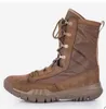 Vente chaude-y Bottes Hommes Bottes Tactiques Chaussures Désert En Plein Air Randonnée En Cuir Bottes Amateurs Militaires Chaussures De Combat