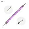 5pcs Crystal Nail Art Brush Pen Carving Emboss Shaping Hollow Sculpture Acrylic Manicure Dotting Tools F2305