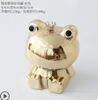 Nordic ins wind porch bedroom change storage creative personality cute little animal ceramic frog piggy bank2991