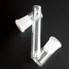 Verre Drop Down Bong Adaptateur Tuyau D'eau Narguilés 14mm 18mm Mâle Femelle pour Quartz Banger Bongs