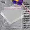 Sacos de celofane de 100pcs claros de vedação automática de plástico selvagem de plástico para presente de brinquedo Bolsa de plástico de plástico grande adesivo de brinquedos