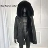 Men's Down & Parkas Real Fur Collar Lined Hooded Parka Winter Mens Outwear High Quality 2022 Classic Jacket1 Phin22