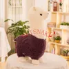 Herbe Boue Cheval Poupée Alpaga Peluche Cheveux Longs Oreiller Dessin Animé Mignon Mouton Court Peluche Jouet Mignon Mini Rempli Alpaca jouets en peluche pour les enfants