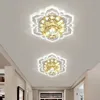 Crystal LED Spotlight Simple Modern Living Room Aisle Corridor Lights Embedded Surface Mounted Ceiling Light Porch Entrance Downlight