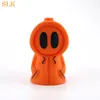 Perfetto piccolo bong in silicone narghilè fantasma pipa per tabacco con cucchiaio dab 14mm giunto bruciatore a olio in vetro pipa ad acqua regalo SILICLAB per smokeshop