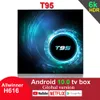 T95 Android 10.0テレビボックスAllWinner H616 4GB 32GB 2.4G WiFi HDR Google Play 6K 2GB 16GBセットトップボックス