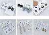 10Pairs/lot Mix Style Fashion Stud Earrings Nail For Gift Craft Jewelry Earring PA345