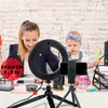 LED dimmable selftimer ring light with tripod and po studio stand for makeup video beauty fill light5054144