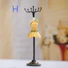 14style 25*6cm lace dress princess Sequins Jewelry Stand Mannequin Earring Necklace Stand Display Holder Ring storage jewelry rack 1pc C549