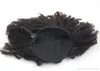 3b 4c Afro kinky curly natural human hair ponytail hair extension for black women clip in Drawstring brazilian hair ponytail hairpiece 120g