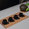 Ensemble de tasses à thé noir tasses à thé en fonte japonaises verres en gros outils à thé chinois Kung Fu