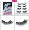 4 Pairs 3D Mink Hair False Eyelashes Thick Crisscross Eye Lashes Wispy Natural Volume Extension Tools Makeup Tools