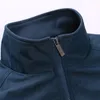 Veste de couleur unie de haute qualité pour hommes, vêtements d'extérieur surdimensionnés à la mode, manteau bleu noir, Design Simple, vêtements d'automne pour hommes