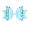 Lovely Bow Hair Glitter Big Size 105cm Hairpin Cute PU Leather Hairpin Modish Girls Prince Hair Clip Bowknot Clip 9colors5280063