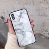 Fundas telefónicas de vidrio de mármol para iPhone 14 13 12 11 PRO XS MAX XR X 8 7 6S 6 más Coque de vidrio templado de moda Coque Capa trasera