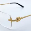 Designer Eye Glasses Frames Mens Womens Fashion Designer Optical Retro Metal Transparent Lens Vintage Classic Clear Square Eyewear318P