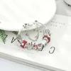 Abalorios de plata 925 de 16-21CM aptos para pulsera europea, accesorios de abalorios, joyería de boda DIY con caja de regalo para niña, Navidad