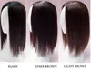 Jedwabny baza mono koronkowe włosy tupee cienki skóra naturalne włosy impreza do włosów Kobiety proste włosy klip zastępczy w zamykaniu1195610