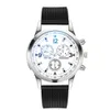 Montre à Quartz pour hommes montres pour hommes bande de Silicone montre à Quartz cadran en acier inoxydable bracelet décontracté 2019 #35
