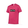 Zomer Mode Running Heren T-shirts Kith Mode Letters Gedrukt Tee Cool Korte Mouwen Crew Neck Tees Man Vrouwen Tops
