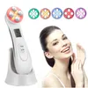 Facial Mesotherapy Electroporation RF Radio Frequency LED Photon Face Lifting Tighten Wrinkle Removal Skin Care Face Massager