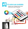 E27 Smart LED Light RGB Беспроводные Bluetooth Динамики лампы Лампы Музыка Играбируемая 12W Музыкальный игрок с 24 ключами Пульт дистанционного управления