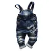 Pojkar Suspender Pants Baby Boy Jeans Denim Overalls Velvet Spädbarn Jumpsuit för flickor Romper Kids kläder Höstbarnskläder