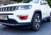 Per Jeep Compass 2017 2018 Colore rosso Copertura fendinebbia anteriore Luce Trim Guarnizione Pannello sovrapposto Cornice Car Styling Accessor