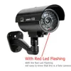 ZILNK Fake Camera Dummy Waterproof Security CCTV Surveillance Camera With Flashing Red Led Light Outdoor Indoor