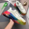 Men Women Casual Shoes Sneakers Cushion Triple S Dad Shoes Mixed Colors Thick Combination Nitrogen Outsole Crystal Bottom Sneakers