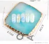 Natural Resin Agate Nail Art Display Shelf Board Nail Color Paint Palette Holder Drawing for Manicure Mixing Display Tools8790190