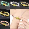 Strands Natural Stone Agate Beads Pulseira Chinesa Pixiu Lucky Brave Tropas Encantos Feng Shui Jóias Para As Mulheres