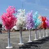 5Feet Height White Artificial Cherry Blossom Tree Roman Column Road Leads For Wedding Mall Opened Props