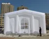 Grote opblaasbare bruiloft marquee tent 12m / 15 m witte lucht geblazen structuur pop-up frame huis voor outdoor party-evenement