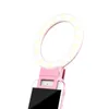 Selfie Luz Anel carga USB LED selfie Luz para iPhone Fill Lighting Noite Escuridão Luz LED Ring para entregas