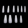 100st TransparentCreamyWhiteWhite False French Style Nail Tips Artificial Fake Nails Art Manicure Tools False Nails7520157