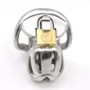 New Design 316 Stainless Steel Cock Cage,male Chastity Device,penis Rings,penis Lock,bondage Bdsm Slave Adult Sex Toy For Man Y190713