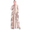 イスラム教徒の女性のスパンコン高品質高級Abaya刺繍マキシスパンコールAbaya Robe Kaftan Dubai