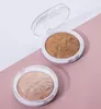 HANDAIYAN 6 Color Highlighter Facial Bronzers Palette Makeup Glow Face Contour Shimmer Powder Illuminator Highlight 72pcslot DHL1321652